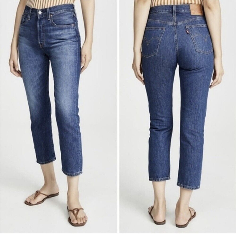 Levi's Premium Wedgie Straight Jeans Blue 27